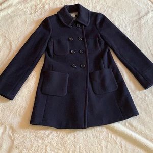 J.Crew Women’s Navy Blue Pea Coat